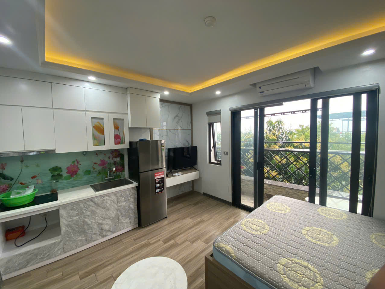 Cho thuê Căn hộ dịch vụ Full đồ cao cấp tại Số 61C/29 Võng Thị, Bưởi, Tây Hồ. Chỉ 6tr - Ảnh 1