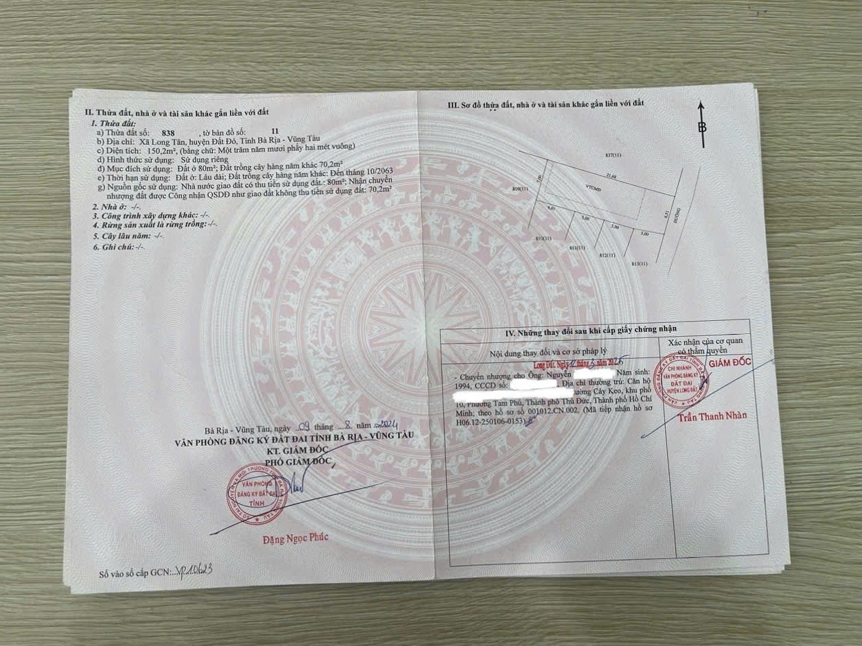 🏡 BÁN LÔ ĐẤT GẦN HỒ ĐÁ BÀNG – BÀ RỊA, GIÁ CHỈ 590 TRIỆU - Ảnh chính