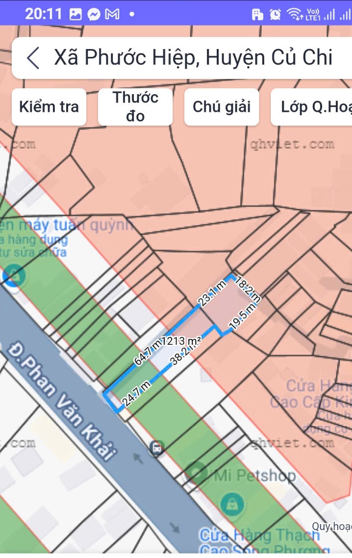 1212m2 Mặt Tiền Phan Văn Khải ( Quốc Lộ 22 ) Củ Chi Hồ Chí MInh có 12 tỷ x - Ảnh 1