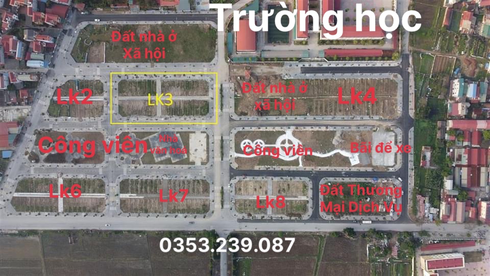 Đấu giá Thụy Lâm view công viên và view trường học <br>chỉ hơn 7 tỉ - Ảnh 1
