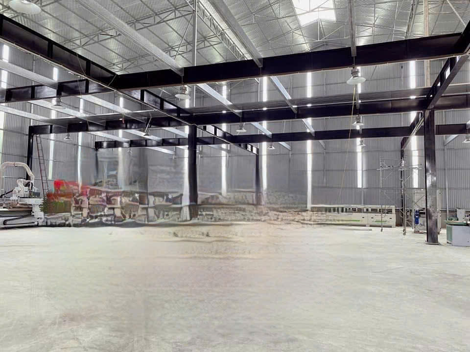 cho thuê xưởng tại Thạch Thất, Hà Nội gần Chùa Tây Phương. Diện tích 1000m *2 tầng giá 50 triệu - Ảnh 1