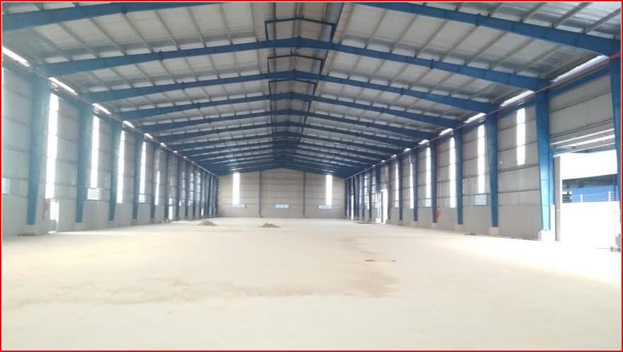 Cho thuê kho xưởng tại cụm công nghiệp Ứng Hòa, Hà Nội. Diện tích đất 1200m xây dựng 850m , khung - Ảnh chính