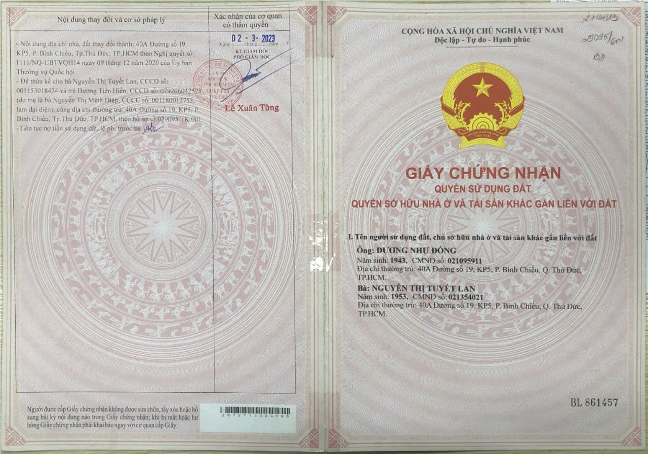 BÁN NHÀ ĐẤT TẠI TP.THỦ ĐỨC. DT 200M2 (CÓ SẴN NHÀ), SHR CHỈ 12 TỶ. LH:0825618919. - Ảnh 2