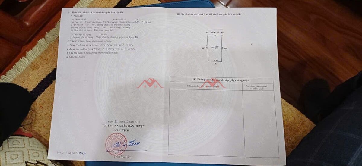 CHÍNH CHỦ BÁN LÔ ĐẤT 100M TẠI HÚ NGHĨA-CHƯƠNG MỸ-HÀ NỘI - Ảnh 2