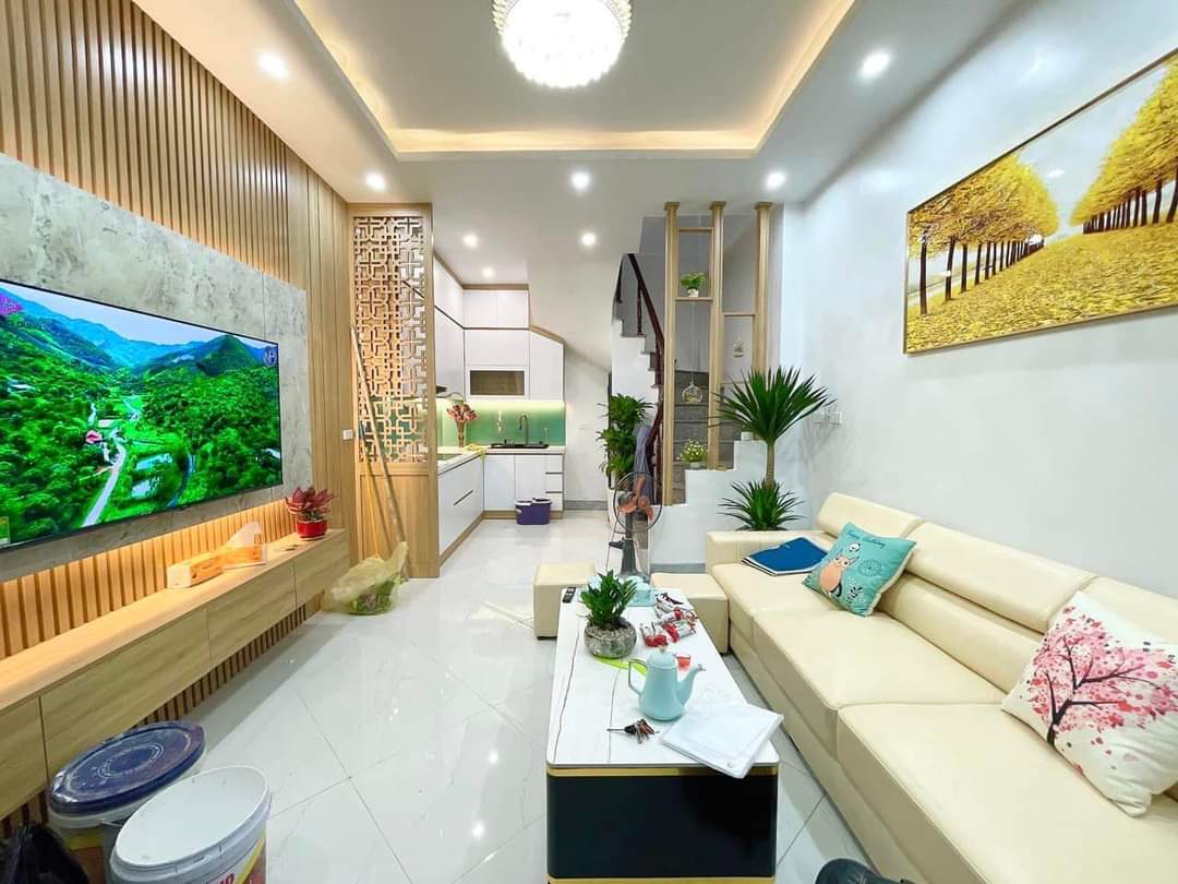NHÀ HỌC VIÊN TÀI CHÍNH - BẮC TỪ LIÊM - DT43M2 - 4 TẦNG - GIÁ 6,5 TỶ - KINH DOANH ,Ô TÔ - Ảnh 1