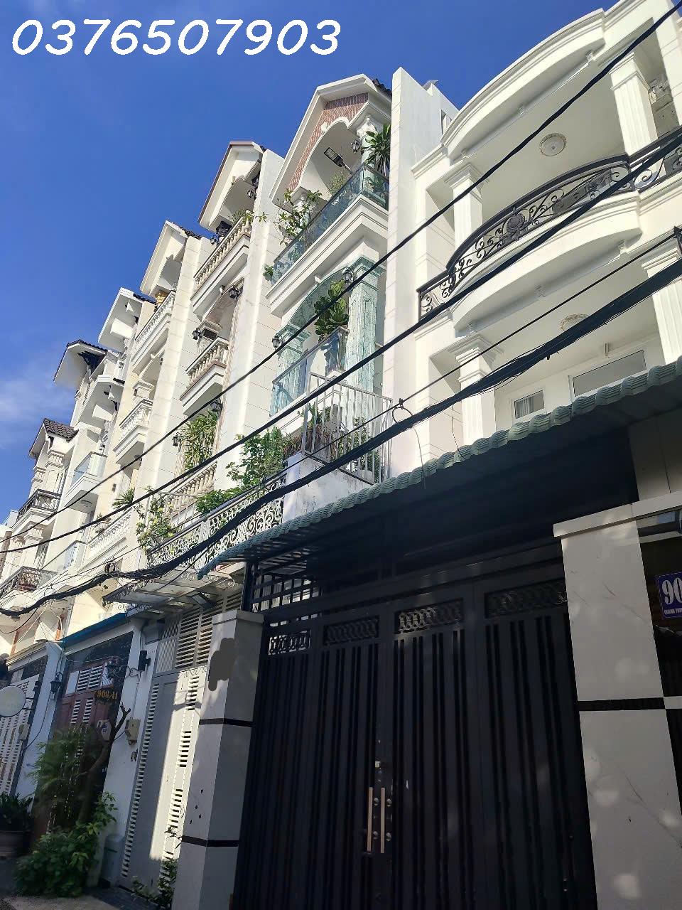 NHÀ 3TẦNG 1/ QUANG TRUNG P8 GV- 65.5M2 (4X16.5)- HẺM XE HƠI- ĐANG CHO THUÊ - Ảnh 1