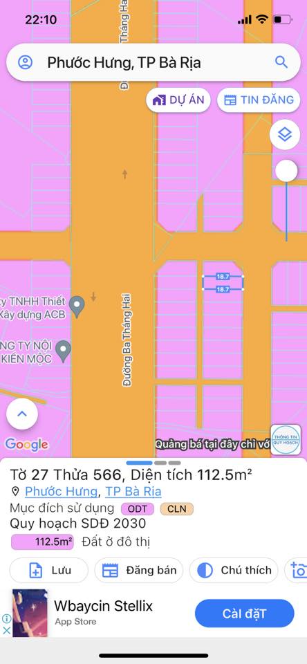 🏡 CHÍNH CHỦ GỬI BÁN LÔ ĐẤT ĐẸP – PHƯỜNG PHƯỚC HƯNG, TP. BÀ RỊA - Ảnh 3