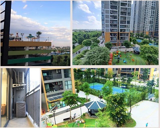 Cho thuê căn hộ cao cấp PN + 1 (1WC) tại Zenpark Vinhomes Ocean Park, Dương Xá, Gia Lâm, Hà Nội, - Ảnh 1