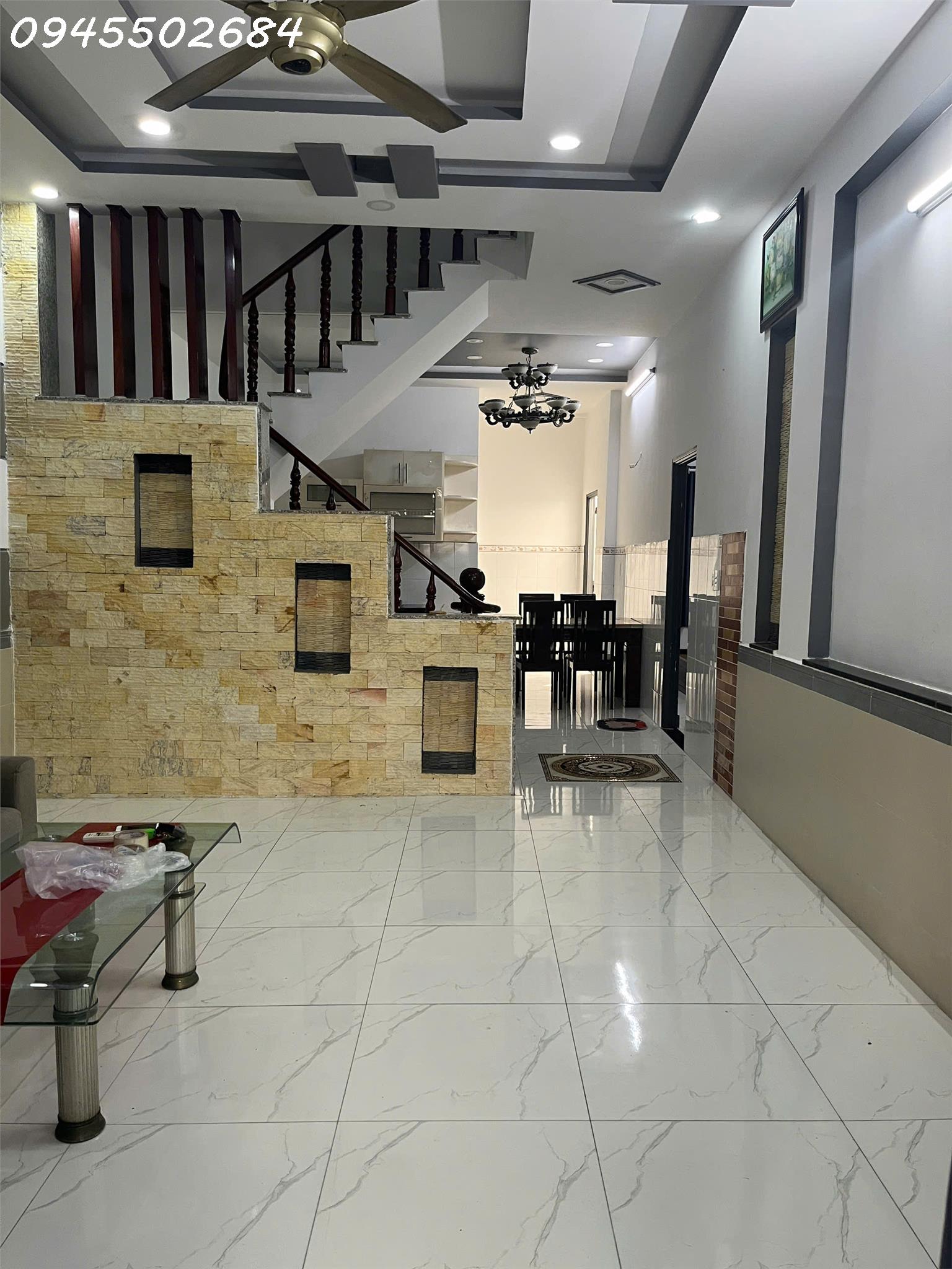 Cho thuê nhà mới gần chợ 7*15m, 1 trệt 1 lầu 4 pn,Thạnh Lộc 13 Q.12 - Ảnh chính