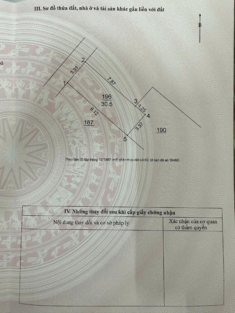 Siêu Hiếm. Chỉ 4 tỷ cách 1 nhà ra đường oto. Nhà C4 31m Vũ Xuân Thiều. Phân Lô. Quy hoạch đẹp. - Ảnh chính