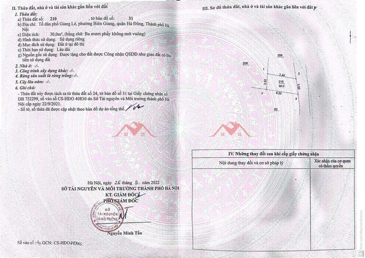 CHÍNH CHỦ BÁN LÔ ĐẤT 30M BIÊN GIANG-HÀ ĐÔNG-HÀ NỘI - Ảnh 1