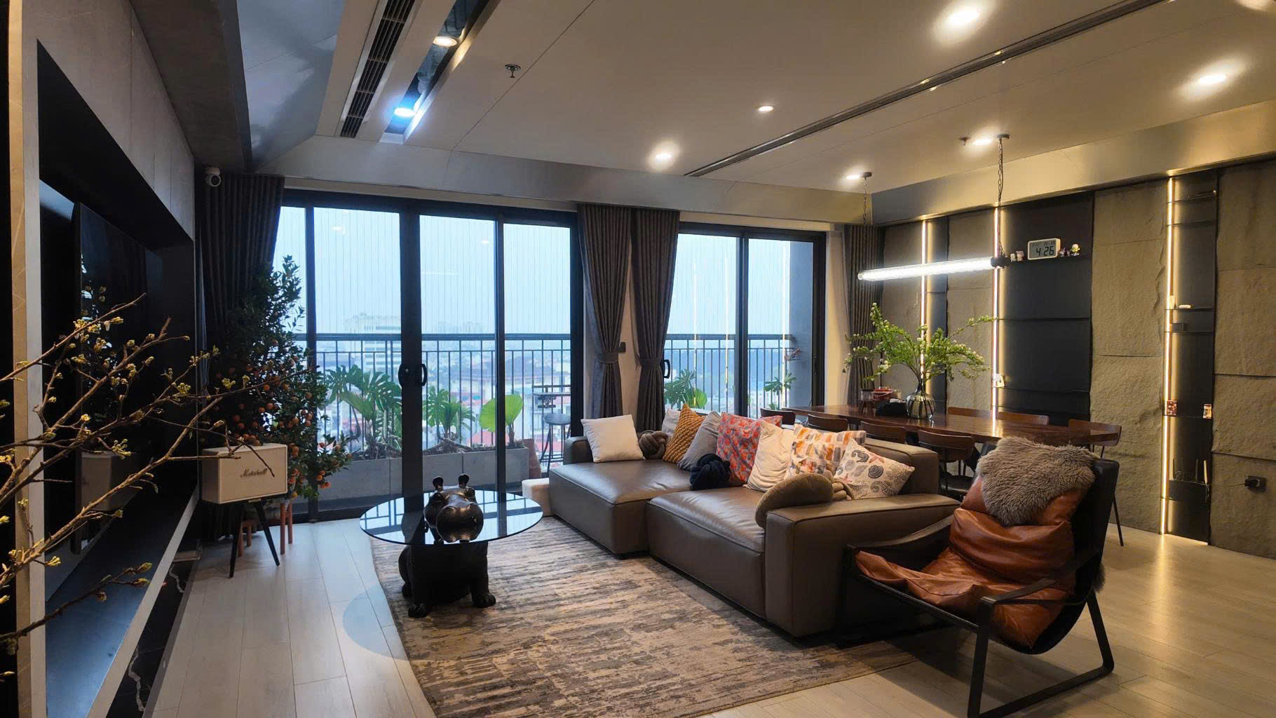 ĐẲNG CẤP, SANG TRỌNG, CĂN HỘ CAO CẤP BERRIVER JARDIN 180M, CĂN GÓC, NỘI THẤT NHẬP KHẨU. - Ảnh 1