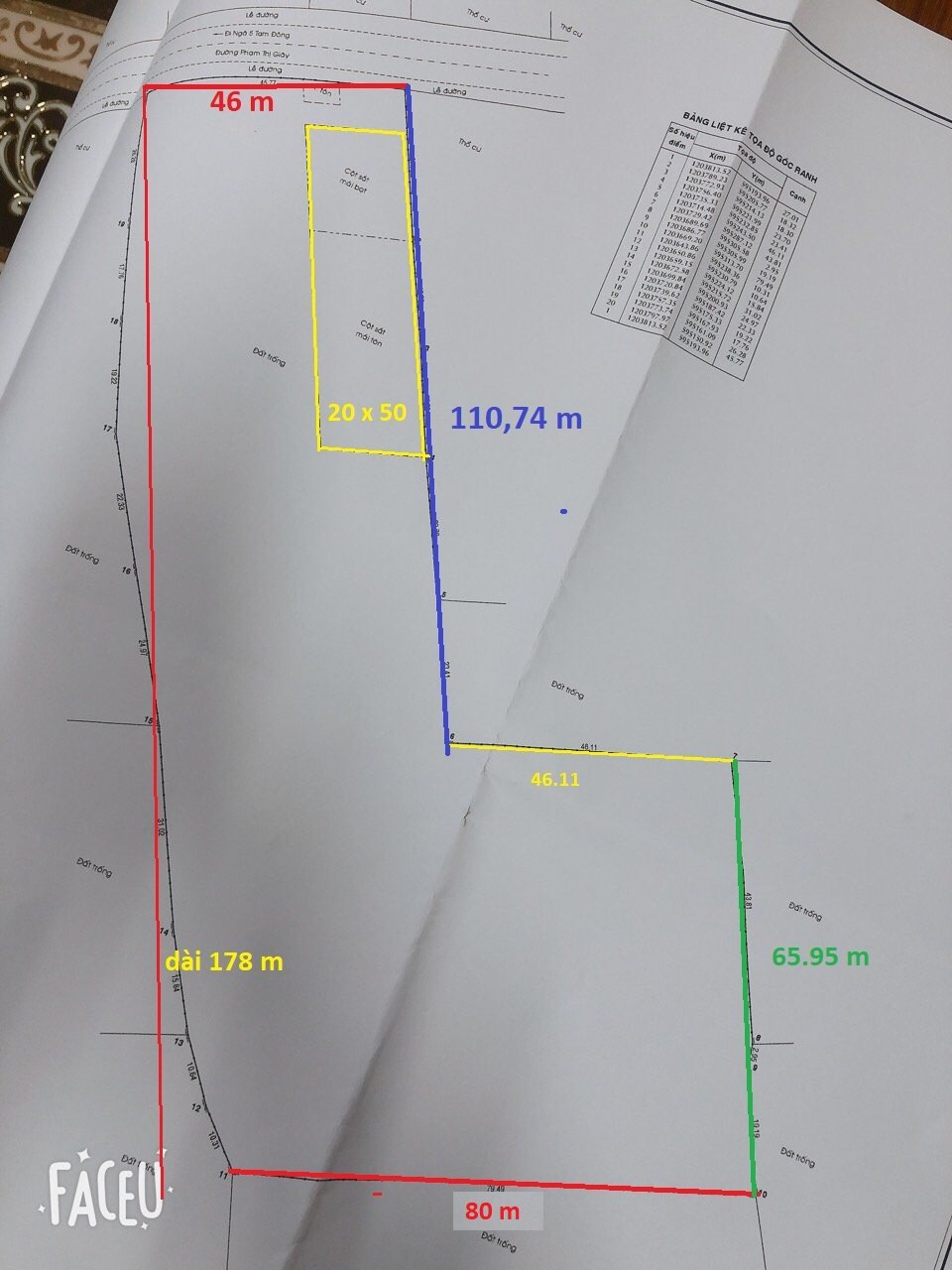 BÁN ĐẤT THỔ CƯ PHẠM THỊ GIÂY  11.000M2 - HÓC MÔN - GIÁ 180 TỶ - Ảnh chính
