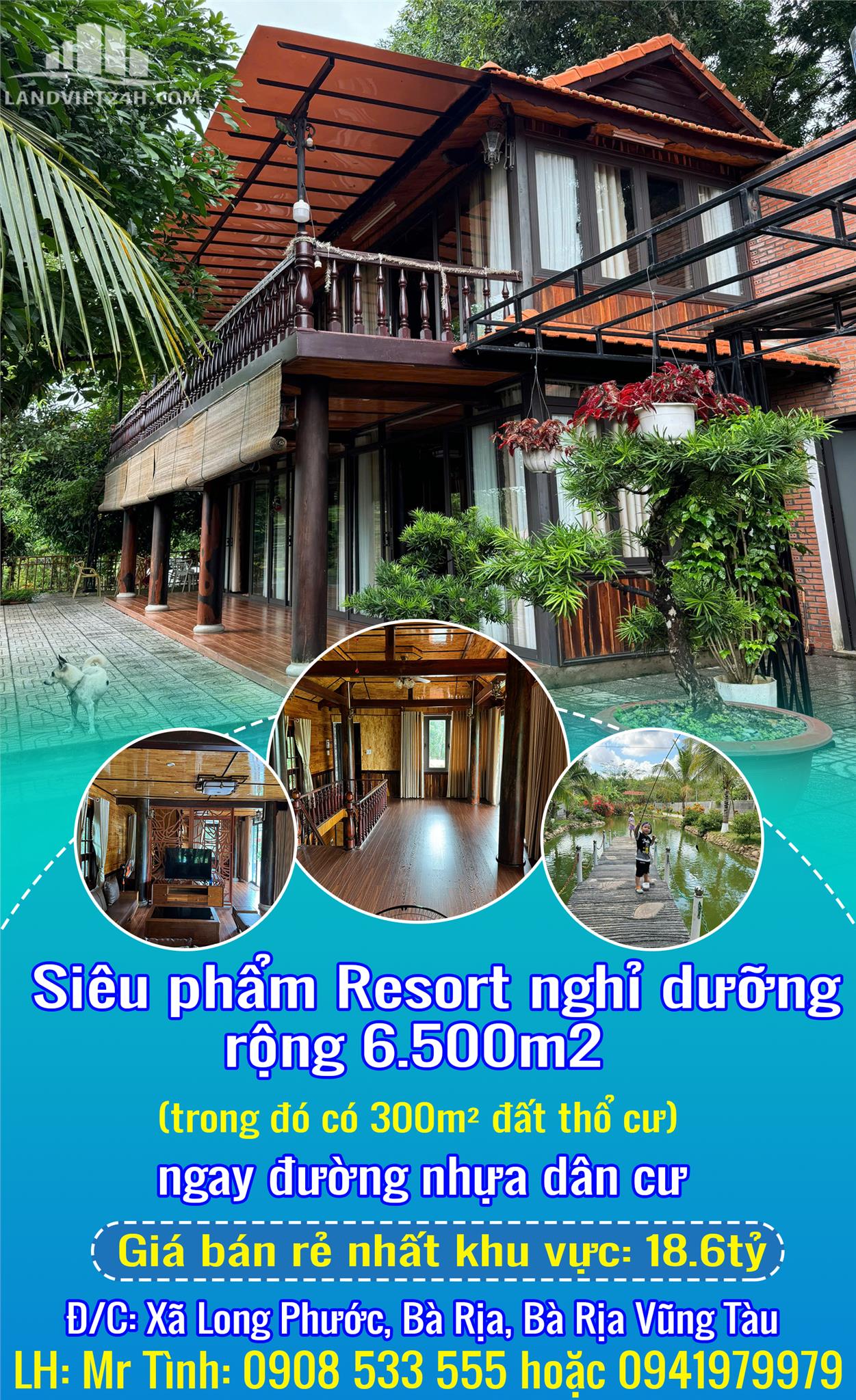 Bán rẻ siêu phẩm Resort nghỉ dưỡng rộng 6.500m2 cực đẹp như Đà Lạt - Ảnh chính