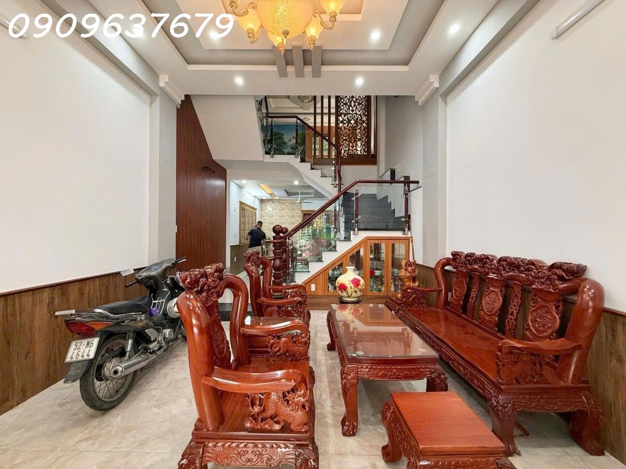HẺM NHỰA 8M KHU PHÂN LÔ TÂN BÌNH-57M2 5 TẦNG BTCT-FULL NỘI THẤT GỖ - Ảnh 1