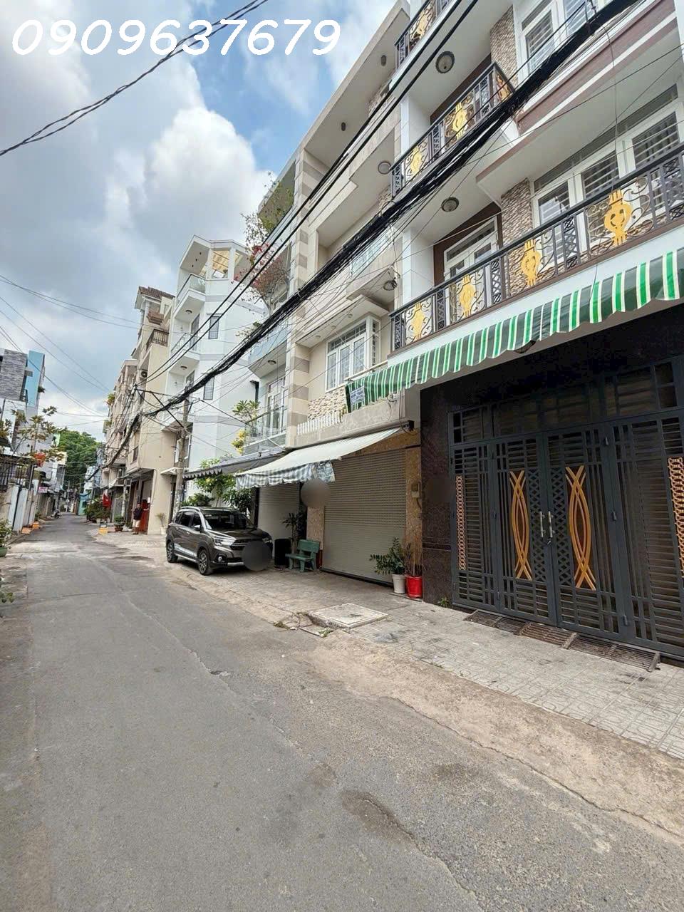 HẺM NHỰA 8M KHU PHÂN LÔ TÂN BÌNH-57M2 5 TẦNG BTCT-FULL NỘI THẤT GỖ - Ảnh chính