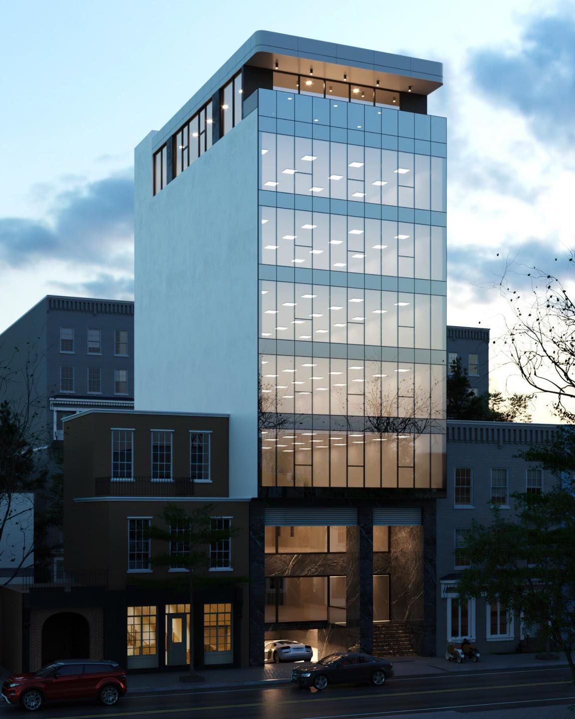 BUILDING PHỐ TRẦN THÁI TÔNG, CẦU GIẤY, DIỆN TÍCH 122M2, 8 TẦNG NỔI + TUM + HẦM. CHO THUÊ 30 CÂY - Ảnh 1