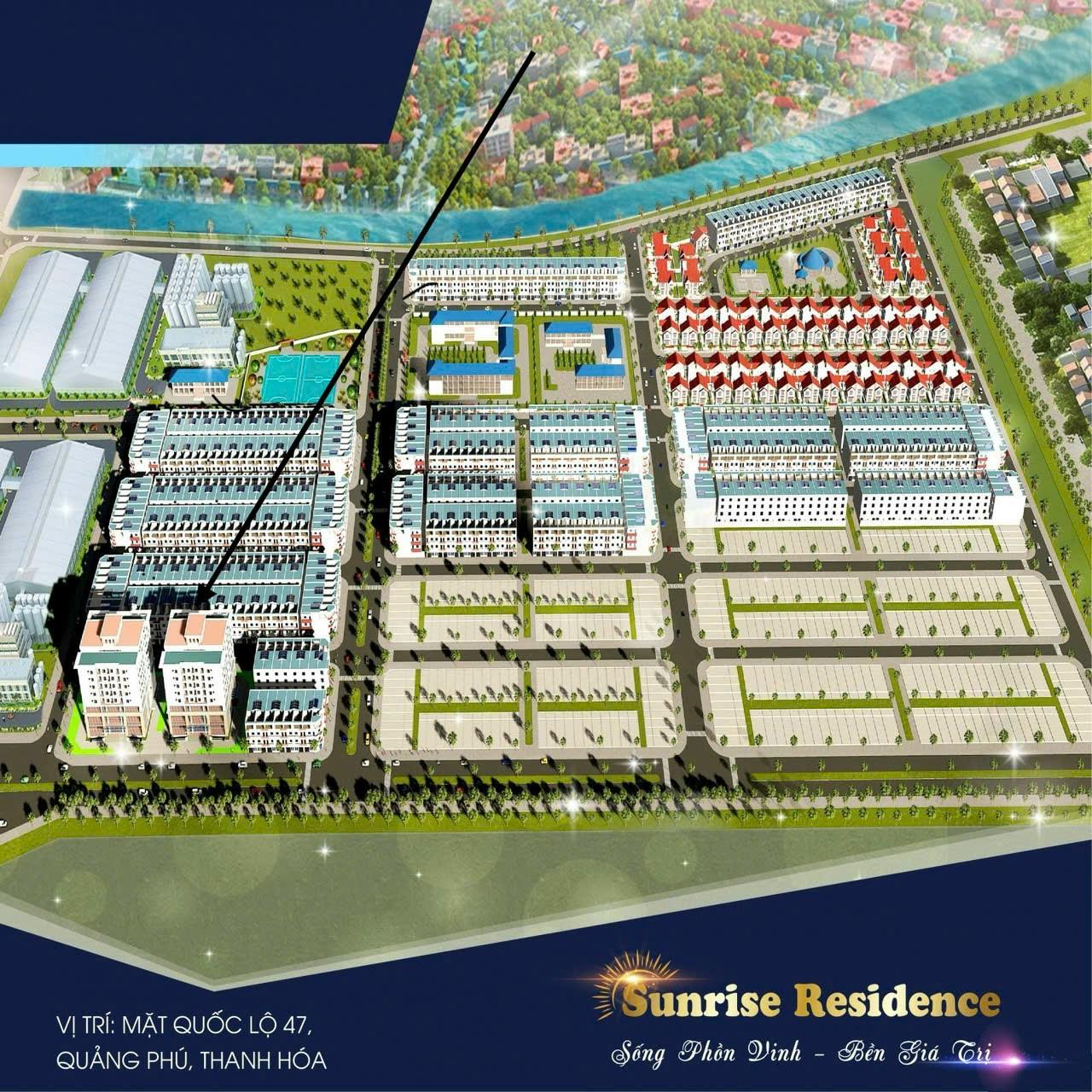 Đất Đẹp - Giá Tốt - Chính Chủ Bán Nhanh Mặt bằng A65 Khu ĐT Sunrise Residence Quảng phú - Ảnh 2