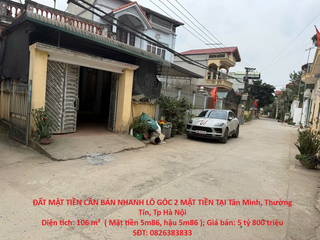 ĐẤT MẶT TIỀN CẦN BÁN NHANH LÔ GÓC 2 MẶT TIỀN TẠI Tân Minh, Thường Tín, Tp Hà Nội - Ảnh chính