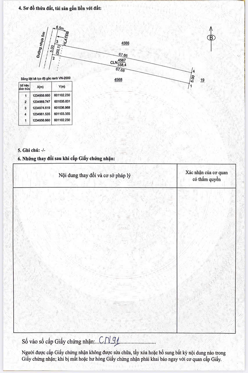 CHỦ ĐI ĐỊNH CƯ NƯỚC NGOÀI NÊN BÁN GĂP ĐẤT BÌNH DƯƠNG 198T/M - Ảnh 3