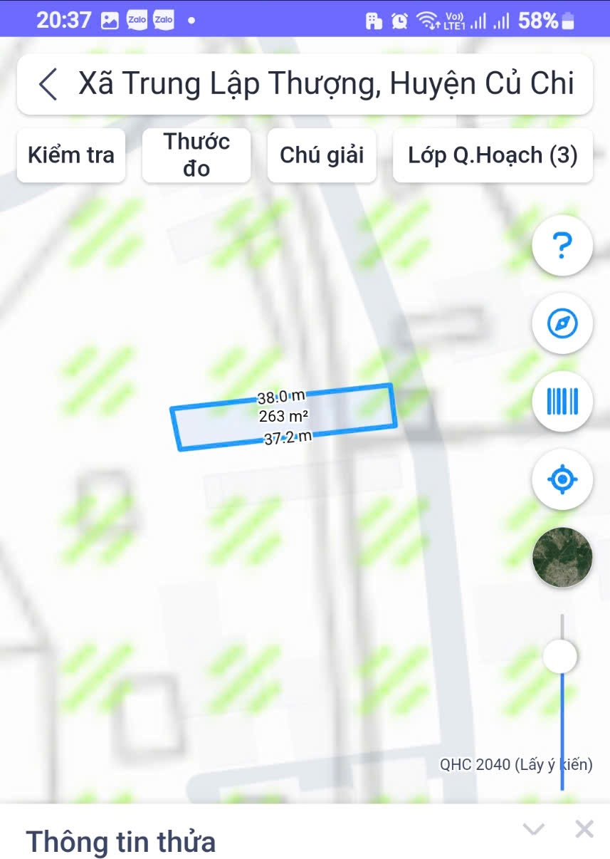 263m2 Đất Mặt Tiền Trung Lập Củ Chi TP. Hồ Chí Minh có 2 tỷ x - Ảnh 3