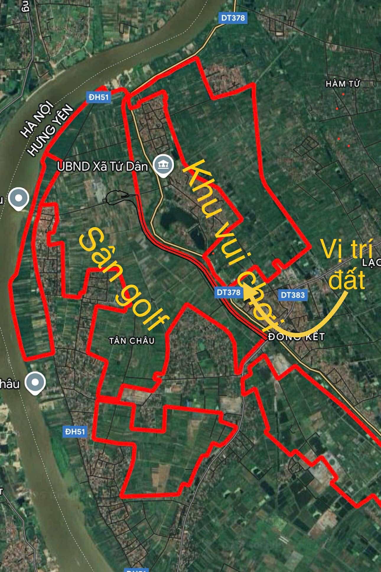Bán đất đấu giá Trung Dân,Khoái Châu, Hưng Yên 216m2 mtien 6.6m nở hậu cực rẻ - Ảnh 2