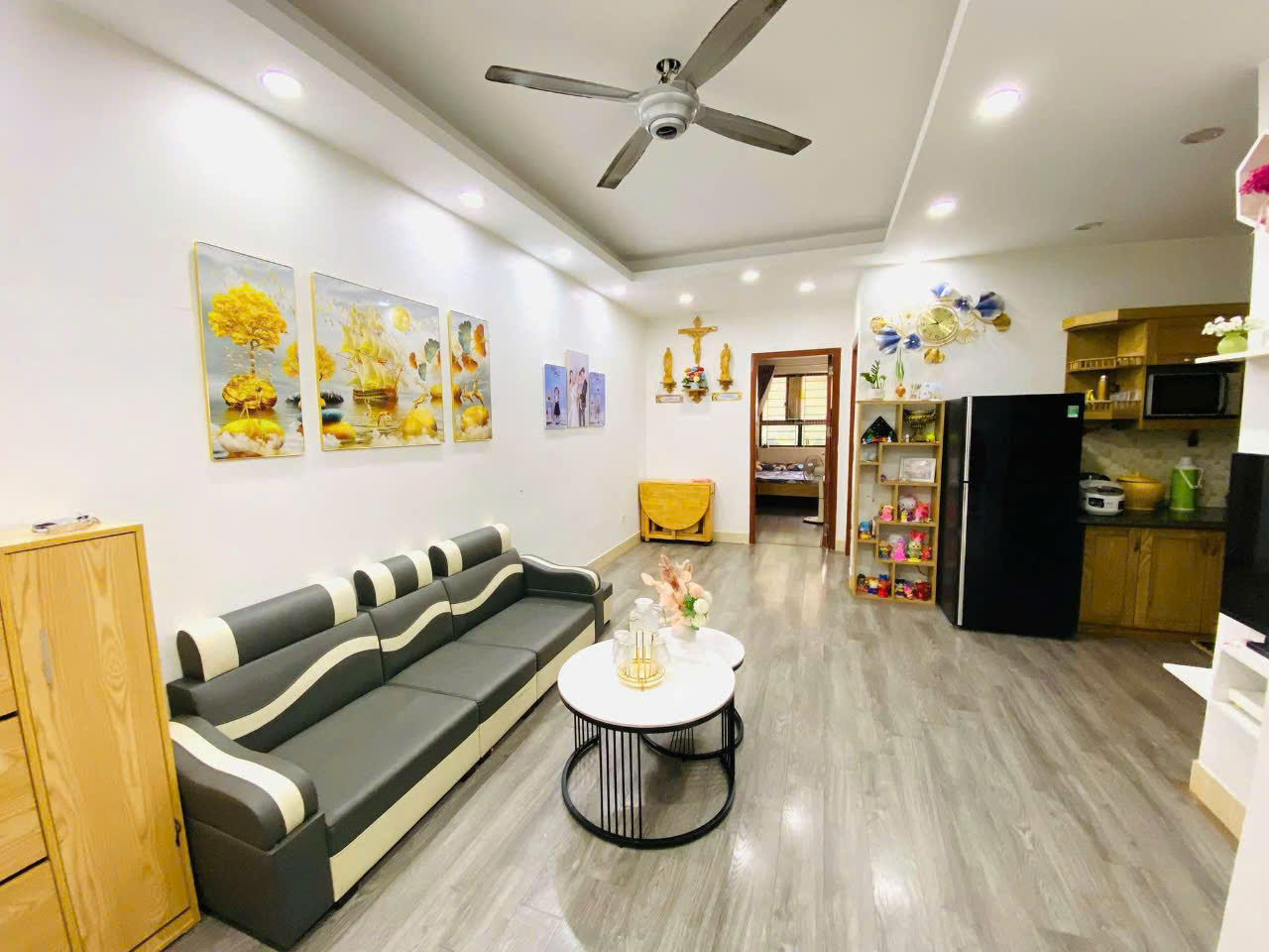 Bán căn hộ 59m Đại Thanh , thiết kế 2pn ,1vs sổ đỏ , pháp lý minh bạch - Ảnh 2