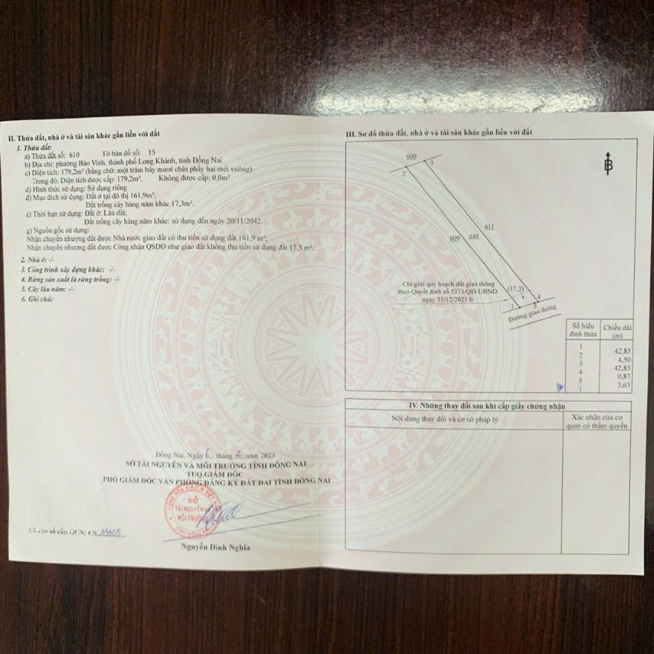 CẦN BÁN NHANH 2 CĂN NHÀ TẠI Phường Bảo Vinh, Thành Phố Long Khánh, Tỉnh Đồng Nai. - Ảnh 1
