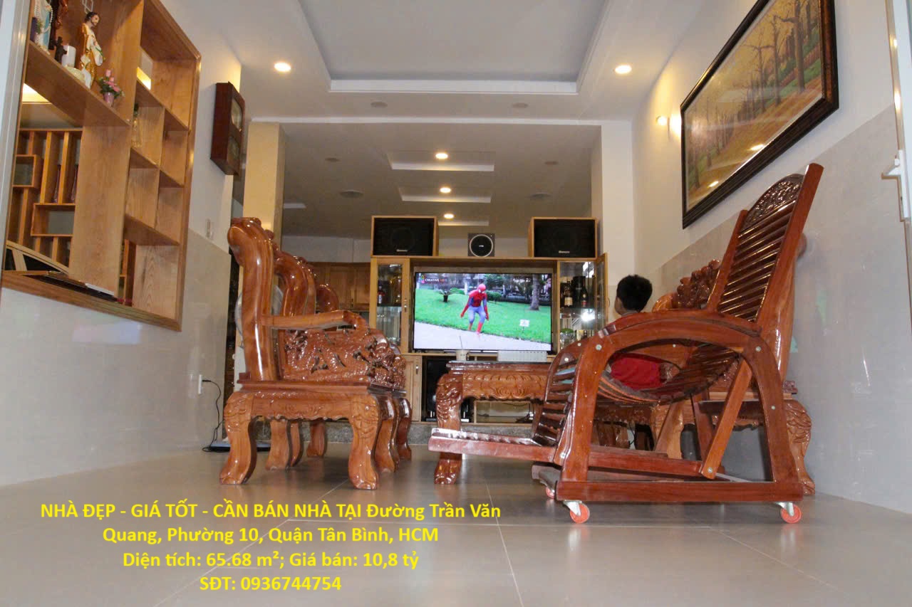NHÀ ĐẸP - GIÁ TỐT - CẦN BÁN NHÀ TẠI Đường Trần Văn Quang, Phường 10, Quận Tân Bình, HCM - Ảnh chính