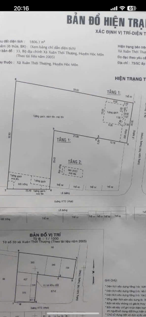 XƯỞNG (2.100M²) 2 MẶT TIỀN CONTER XUÂN THỚI THƯỢNG, HÓC MÔN GIÁ TỐT - Ảnh chính