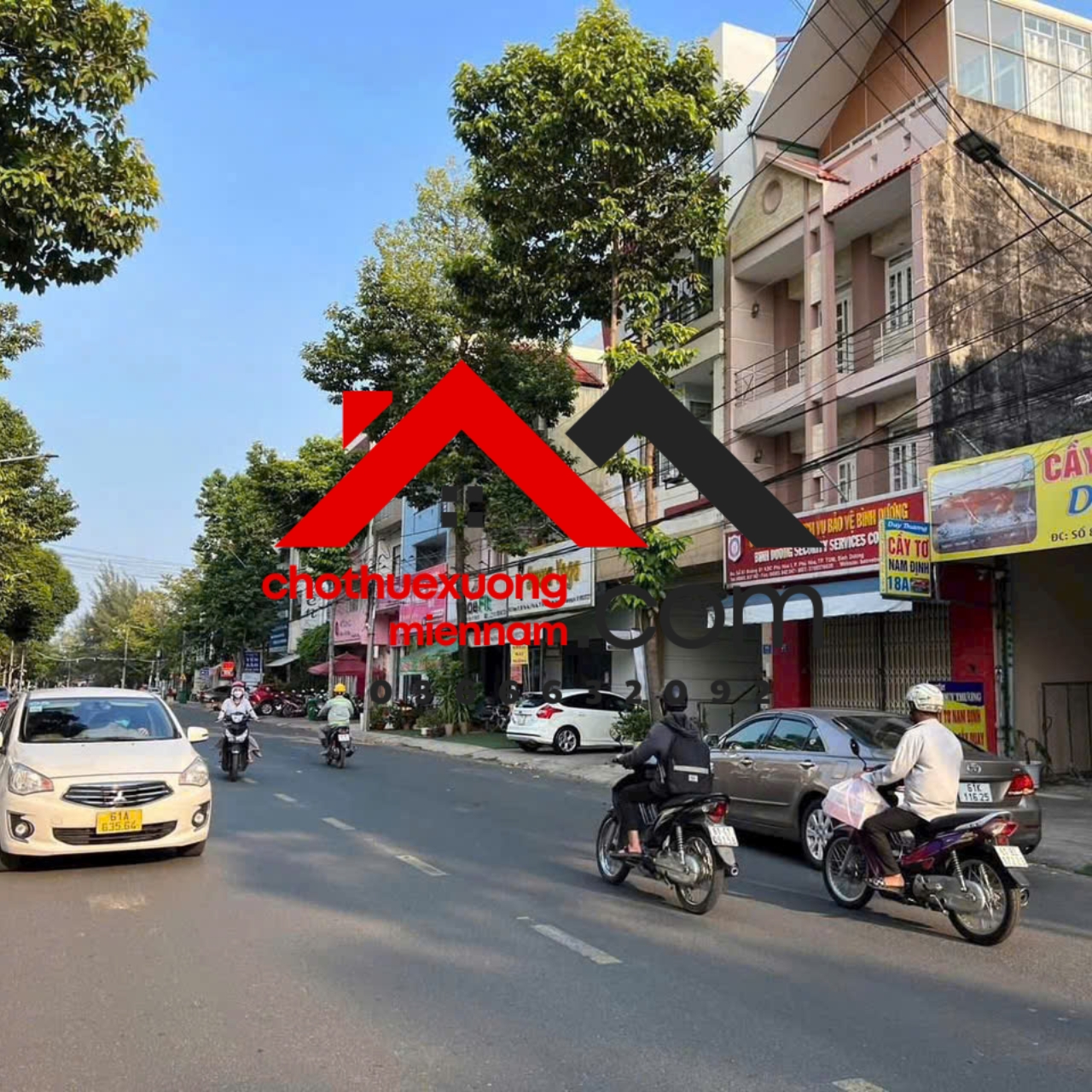 Cho thuê Nhà 1 trệt 2 lầu mặt tiền D1 Phú Hòa – 5PN, full nội thất, phù hợp ở/văn phòng/spa Liên - Ảnh 1