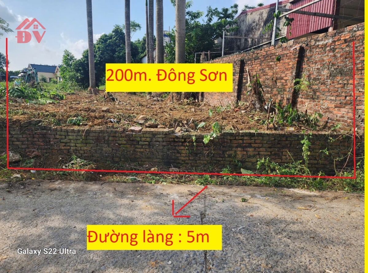CHÍNH CHỦ BÁN LÔ ĐẤT 200M TẠI ĐÔNG SƠN-CHƯƠNG MỸ-HÀ NỘI - Ảnh chính