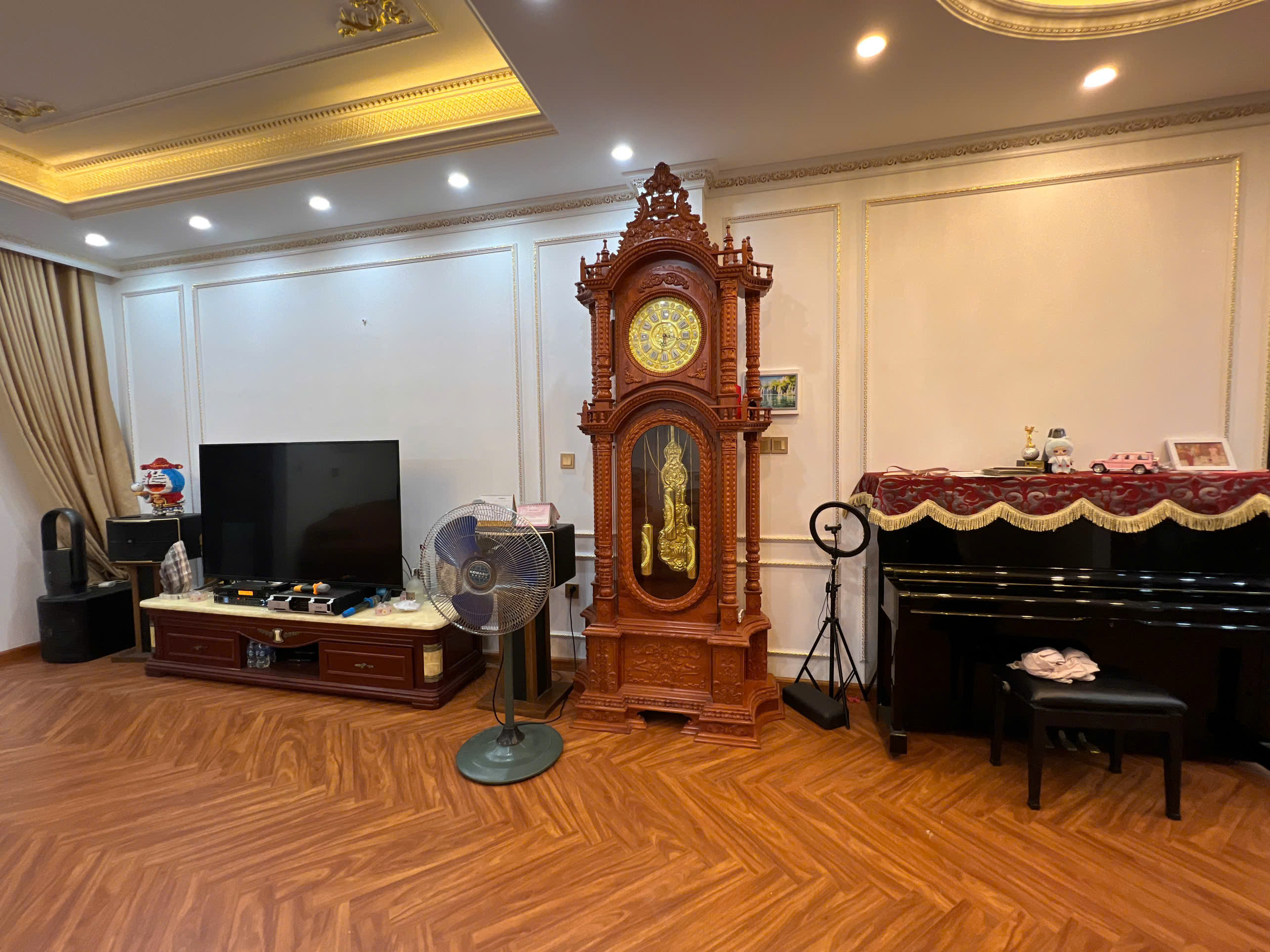 PHONG CÁCH THƯỢNG LƯU, NHÀ VIỆT HƯNG 100M, 5T, MT6M, NỞ HẬU, THANG MÁY, GARA,NỘI THẤT NHẬP - Ảnh 1