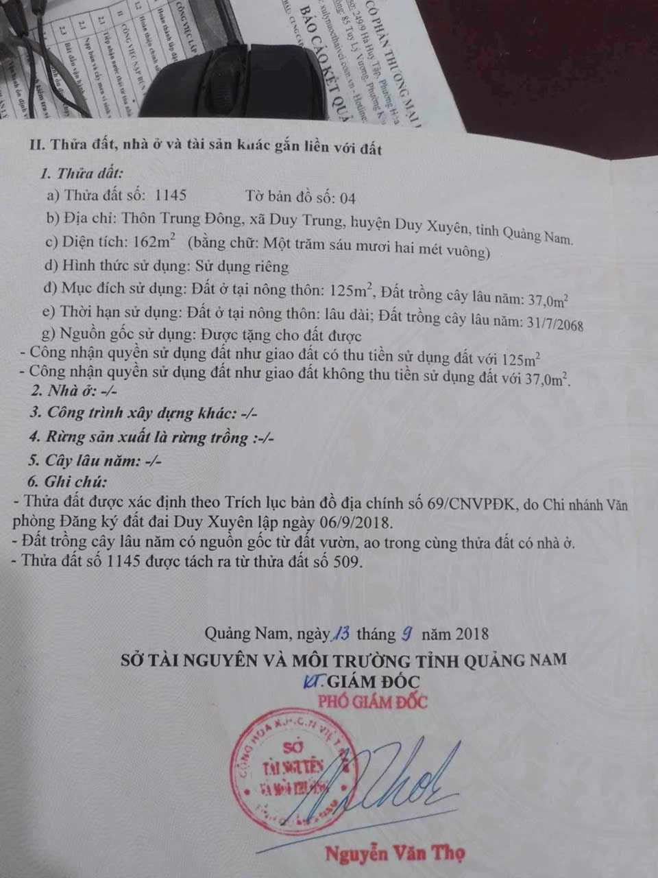 cần bán đất tại xã Duy Trung, Duy Xuyên, Quảng Nam - Ảnh 3