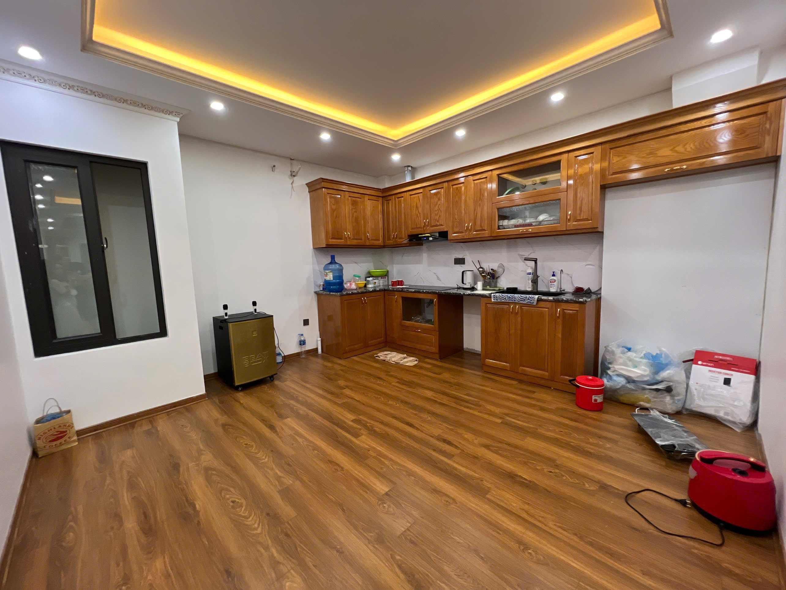 NHÀ MỚI KOONG MẶT PHỐ THANH AM 70M, 6T, MT5M, NỞ HẬU, KINH DOANH BẤT CHẤP, Ô TÔ TRÁNH. - Ảnh chính
