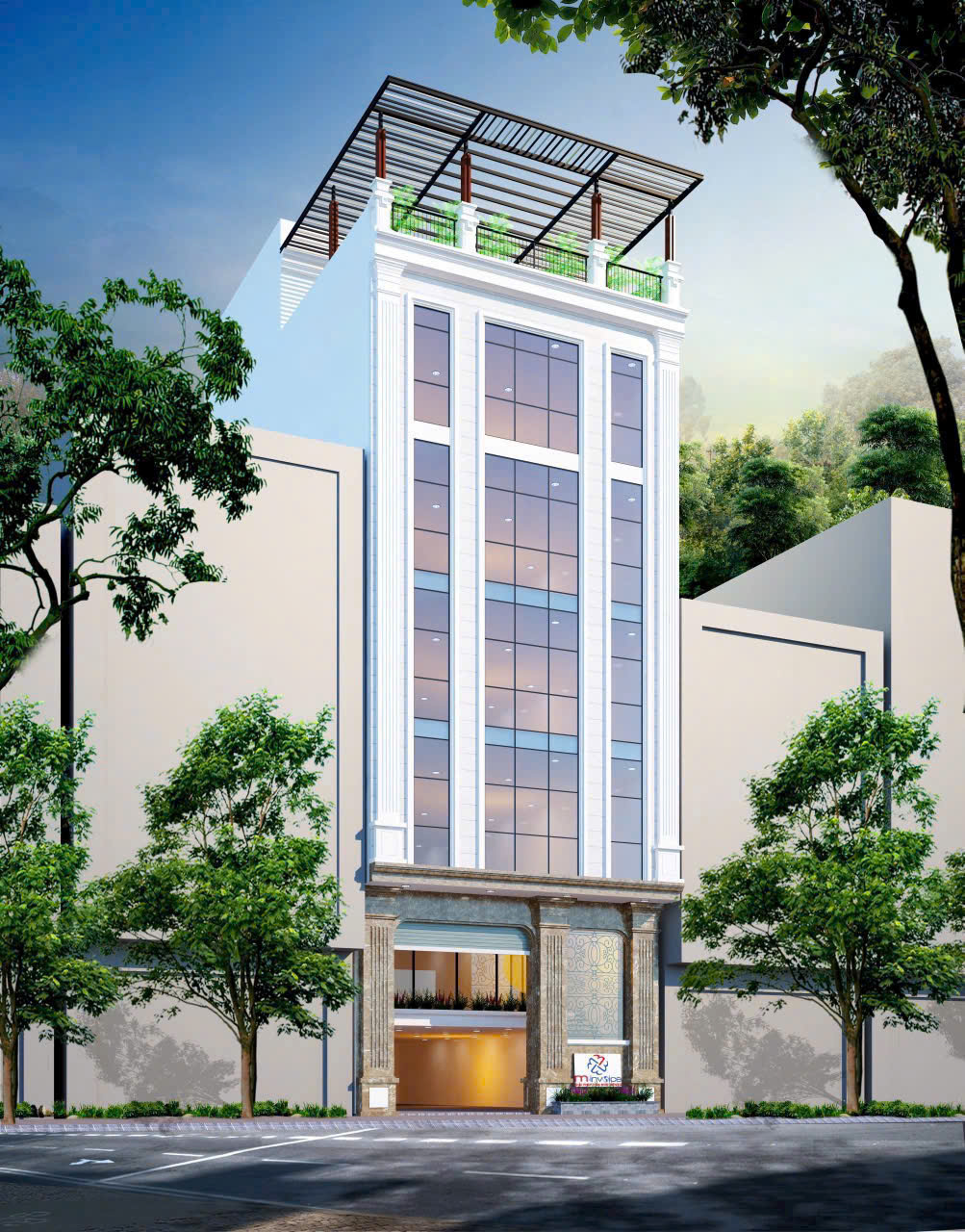 BÁN MẢNH ĐẤT VÀNG MẶT PHỐ QUẬN HOÀNG MAI, VỈA HÈ, BUILDING ĐẲNG CẤP, 106M, MT 6M, 21.5 TỶ - Ảnh chính