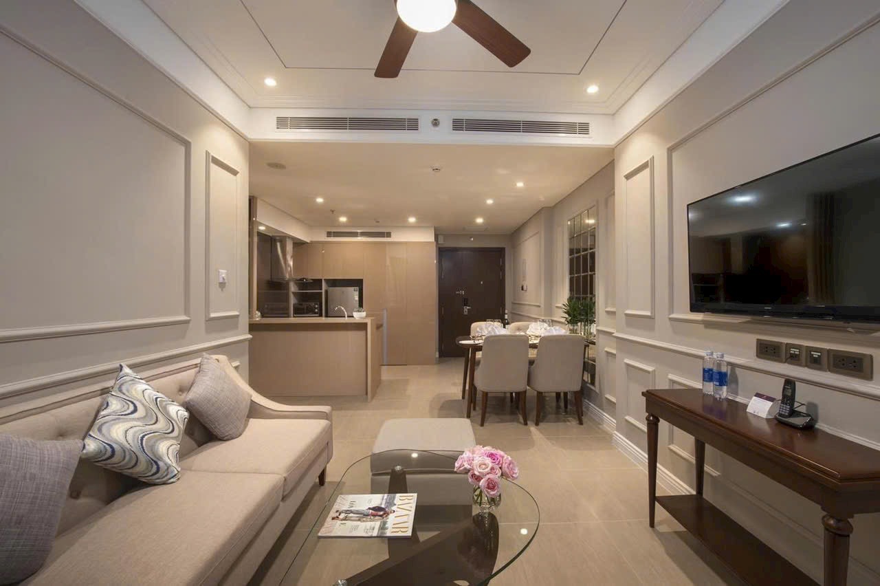 Chủ đi Mỹ bán nhanh cho khách thiện chí căn 2PN 75m2 full nội thất, sở hữu lâu dài,view biển Mỹ Khê - Ảnh chính