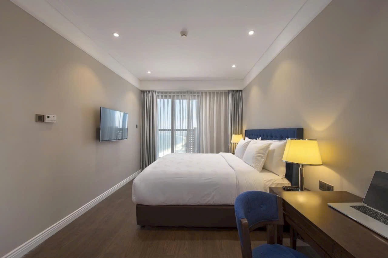 Chủ đi Mỹ bán nhanh cho khách thiện chí căn 2PN 75m2 full nội thất, sở hữu lâu dài,view biển Mỹ Khê - Ảnh 1