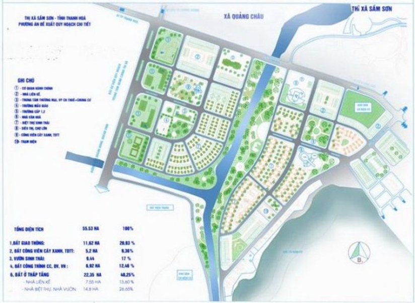 Đất biệt thự Khu đô thị Sông Đơ, phường Trường Sơn, thành phố Sầm Sơn, Thanh Hóa - Ảnh 4