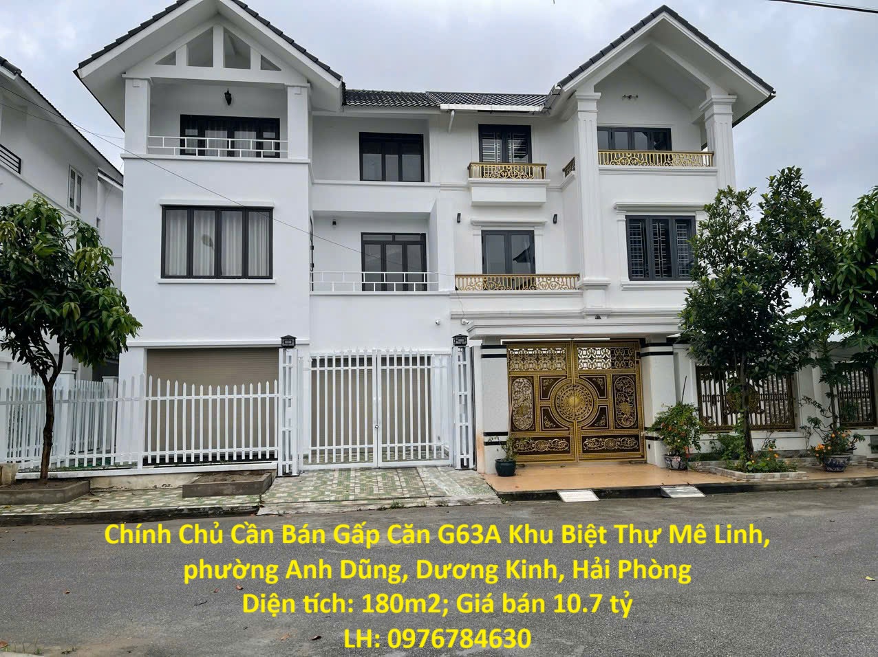 Chính Chủ Cần Bán Gấp Căn G63A Khu Biệt Thự Mê Linh, phường Anh Dũng, Dương Kinh, Hải Phòng - Ảnh chính