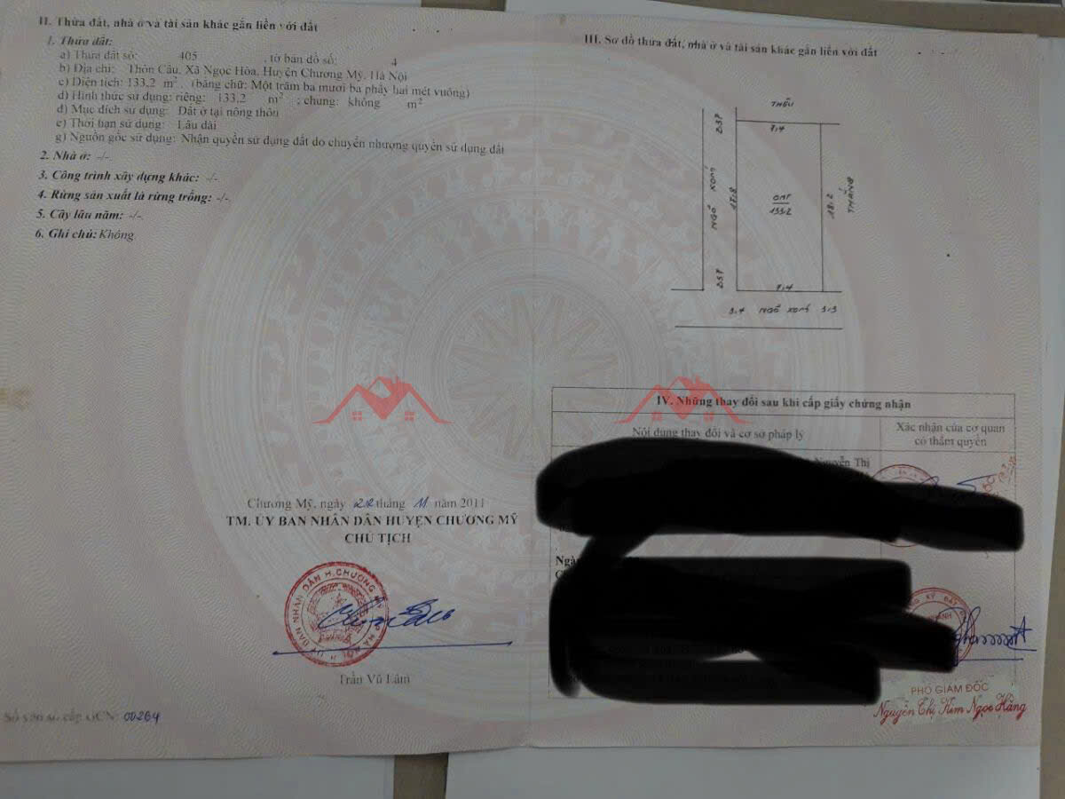 CHÍNH CHỦ BÁN LÔ ĐẤT 133,2M TẠI NGỌC HÒA-CHƯƠNG MỸ-HÀ NỘI - Ảnh 4
