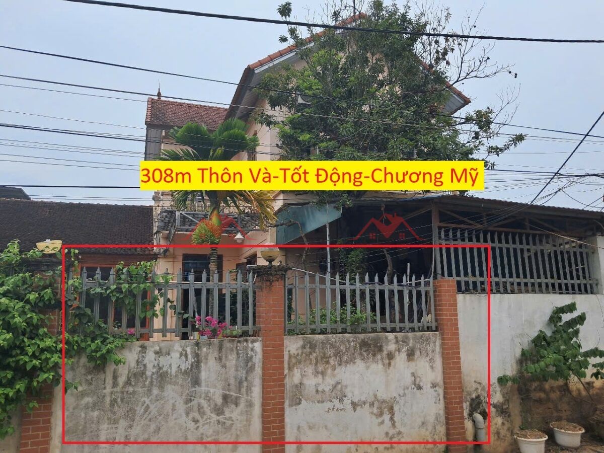 CHÍNH CHỦ BÁN LÔ ĐẤT 308M TẠI TỐT ĐỘNG-CHƯƠNG MỸ-HÀ NỘI - Ảnh chính