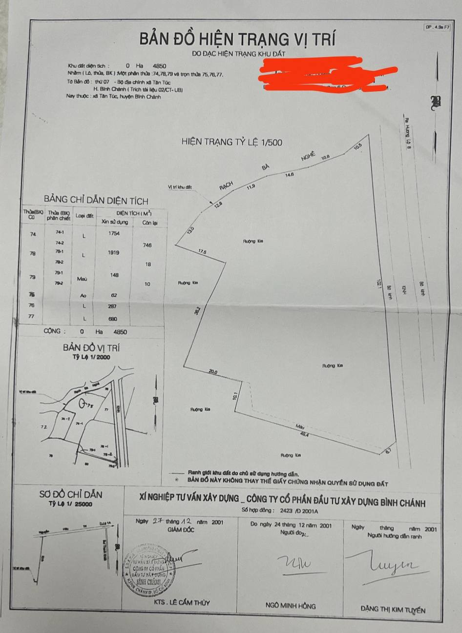 BÁN NHÀ MẶT PHỐ AP2, TÂN TÚC, BÌNH CHÁNH - 4800M2, 27 TỶ - SỔ HỒNG - Ảnh chính