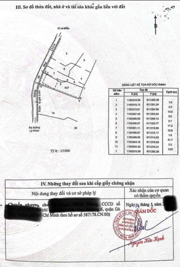 Bán 418m2 đất full thổ cư tại Lý Nhơn, Huyện Cần Giờ - Ảnh 1