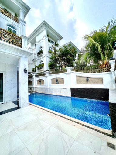 Cặp Bt đơn lập Kdc Cityland Q7 370m2 view sông,Full Nt,thang máy, Giá 70ty - Ảnh 1