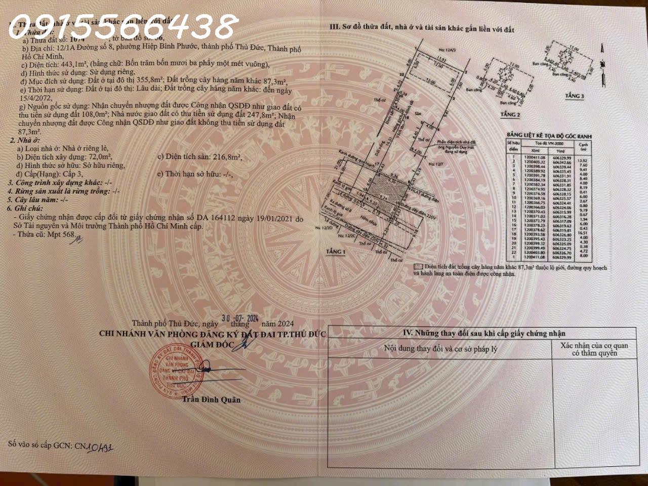 BÁN NHÀ ĐẤT ĐẸP – CHÍNH CHỦ Đường số 8, Kp4, P. Hiệp Bình Phước, TP. Thủ Đức - Ảnh 4