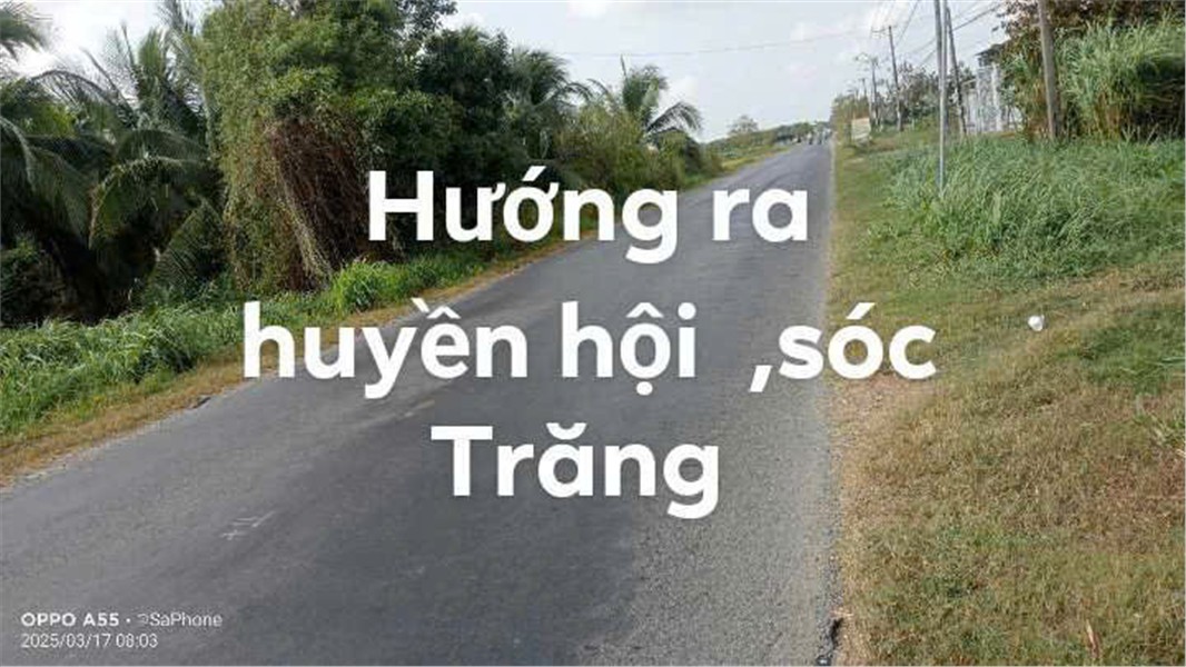 CHÍNH CHỦ CẦN BÁN Đất Tại Ấp Nguyệt Lãng B, Bình Phú, Càng Long, Trà Vinh - Ảnh chính