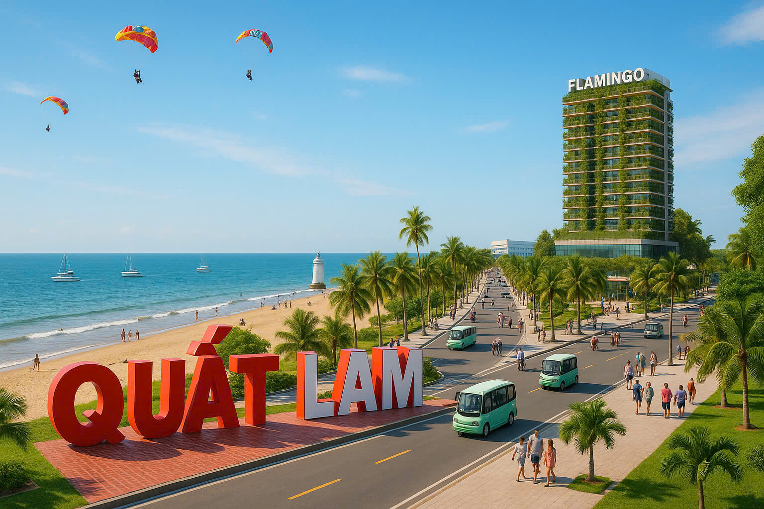 Bán đất biển Quất lâm 100m2, 5m mặt tiền, sát cạnh Flamingo - Ảnh 2