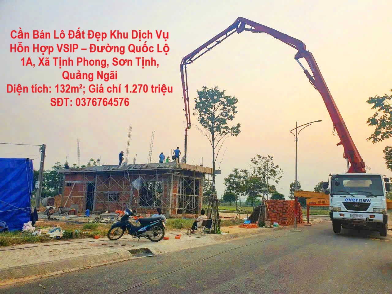 Cần Bán Lô Đất Đẹp Khu Dịch Vụ Hỗn Hợp VSIP – Đường Quốc Lộ 1A, Xã Tịnh Phong, Sơn Tịnh, Quảng Ngãi - Ảnh chính