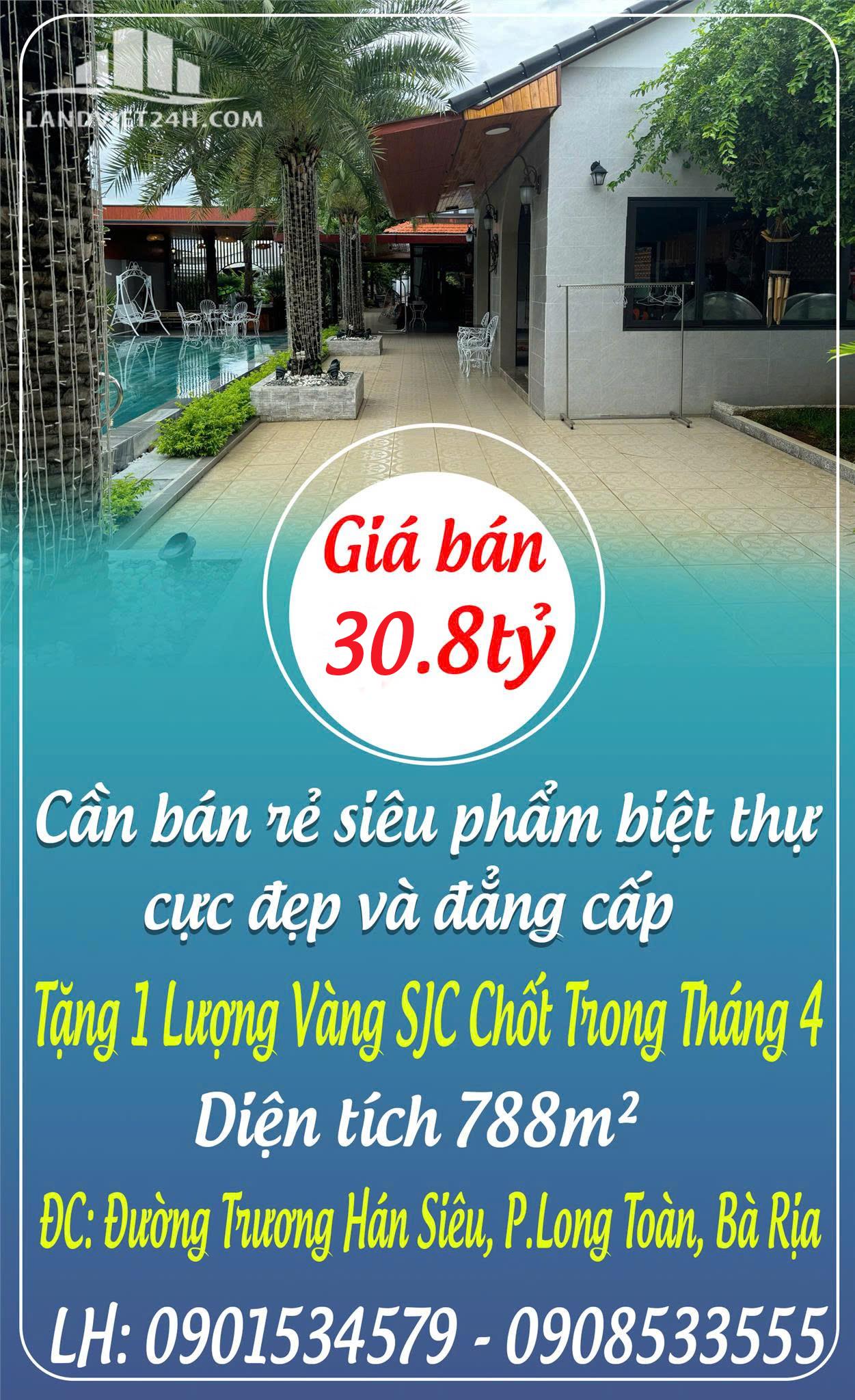 Cần bán rẻ siêu phẩm biệt thự cực đẹp và đẳng cấp MT đường, Tặng 1 Lượng Vàng SJC Chốt Trong Tháng - Ảnh chính